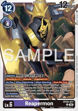 Reapermon (BT26-077) Immagine principale del prodotto
