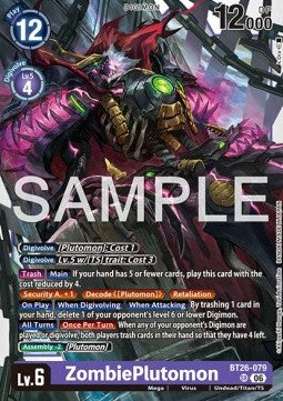 ZombiePlutomon (BT26-079) (V.1) Immagine principale del prodotto