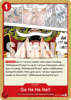 Ga Ha Ha Ha!! (OP17-017) Immagine principale del prodotto