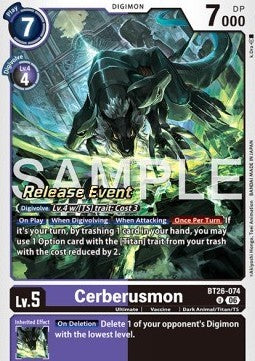 Cerberusmon (BT26-074)