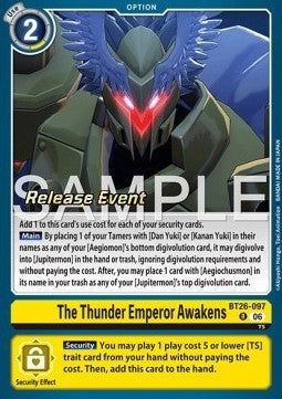 The Thunder Emperor Awakens (BT26-097) Immagine principale del prodotto