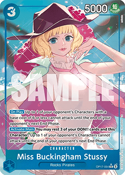 Miss Buckingham Stussy (OP17-054) (V.2) Immagine principale del prodotto
