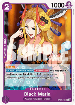 Black Maria (OP17-072) Immagine principale del prodotto
