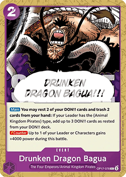 Drunken Dragon Bagua (OP17-078) Immagine principale del prodotto