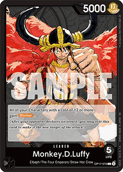 Monkey.D.Luffy (OP17-079) (V.1) Immagine principale del prodotto