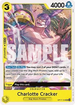 Charlotte Cracker (OP17-104) Immagine principale del prodotto