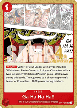 Ga Ha Ha Ha!! (OP17-017) Immagine principale del prodotto