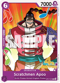 Scratchmen Apoo (OP17-070) Immagine principale del prodotto