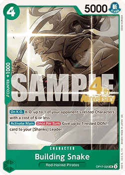 Building Snake (OP17-025) Immagine principale del prodotto