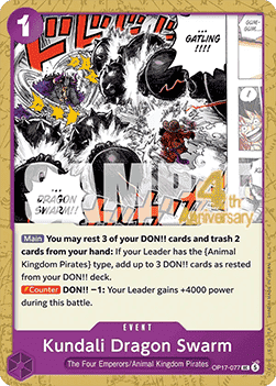 Kundali Dragon Swarm (OP17-077)
