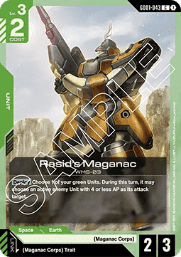 Rasid's Maganac (GD01-043) Immagine principale del prodotto