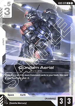 Gundam Aerial (GD01-070) Immagine principale del prodotto