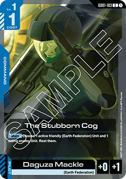 The Stubborn Cog (GD01-103) Immagine principale del prodotto