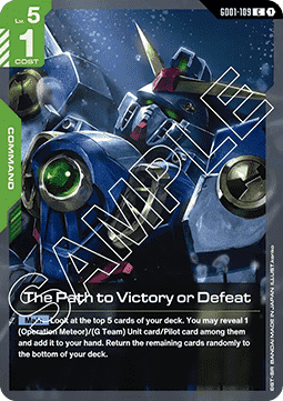 The Path to Victory or Defeat (GD01-109) Immagine principale del prodotto