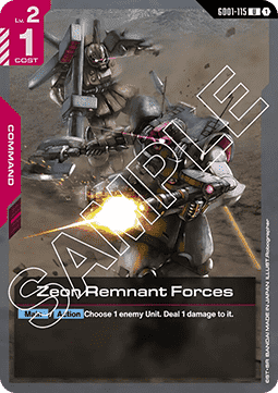 Zeon Remnant Forces (GD01-115) Immagine principale del prodotto
