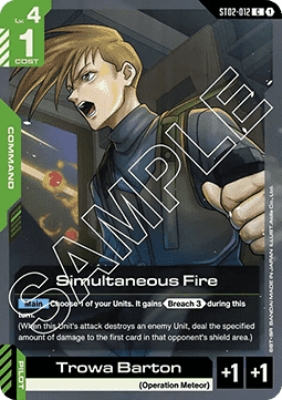 Simultaneous Fire (ST02-012) (V.1 - Common) Immagine principale del prodotto