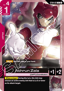 Athrun Zala (ST04-011) (V.1 - Common) Immagine principale del prodotto