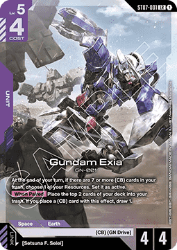 Gundam Exia (ST07-001) (V.1 - Legendary Rare)