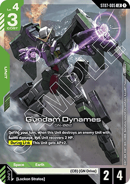 Gundam Dynames (ST07-005) (V.1 - Legendary Rare)