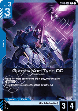 Gustav Karl Type-00 (ST08-008) (V.1 - Common) Immagine principale del prodotto