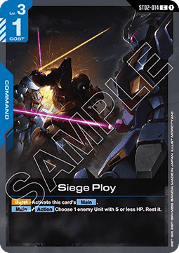 Siege Ploy (ST02-014) (V.1 - Common) Immagine principale del prodotto