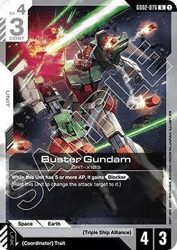 Buster Gundam (GD02-076)