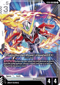 Phoenix Gundam (Power Unleashed) (EX) (ST10-006) (V.1 - Legendary Rare)