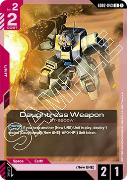 Daughtress Weapon (GD02-043) Immagine principale del prodotto