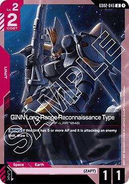 GINN Long-Range Reconnaissance Type (GD02-045) Immagine principale del prodotto