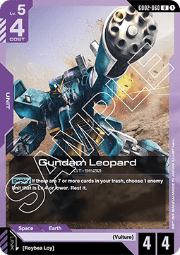 Gundam Leopard (GD02-060) (V.1 - Uncommon)