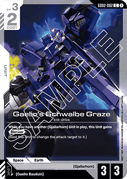 Gaelio's Schwalbe Graze (GD02-082)
