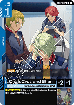 Orga, Crot, and Shani (GD02-087)