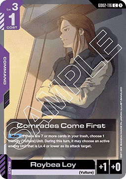 Comrades Come First (GD02-116) Immagine principale del prodotto