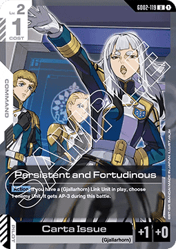 Persistent and Fortudinous (GD02-119) Immagine principale del prodotto