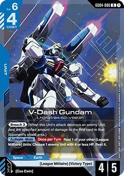 V-Dash Gundam (GD04-006) (V.1 - Rare)