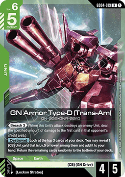 GN Armor Type-D (Trans-Am) (GD04-019)