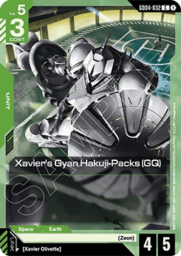 Xavier's Gyan Hakuji-Packs (GQ) (GD04-032)
