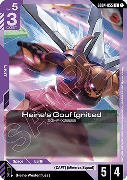 Heine's Gouf Ignited (GD04-055)