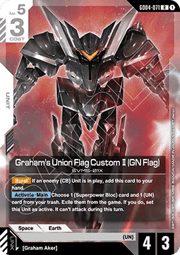 Graham's Union Flag Custom II (GN Flag) (GD04-071) (V.1 - Rare) Immagine principale del prodotto