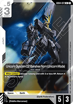 Unicorn Gundam 02 Banshee Norn (Unicorn Mode) (GD04-072)