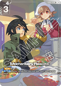 Momentary Respite (GD02-112) (V.1 - Rare +)