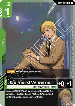 Bernard Wiseman (GD03-089) (V.1 - Uncommon)