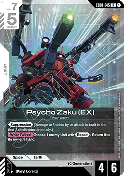 Psycho Zaku (EX) (EB01-045) (V.1 - Rare)