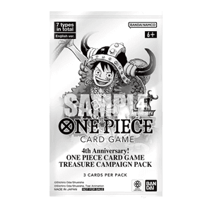 4th Anniversary! One Piece Card Game Treasure Campaign Pack Immagine principale del prodotto