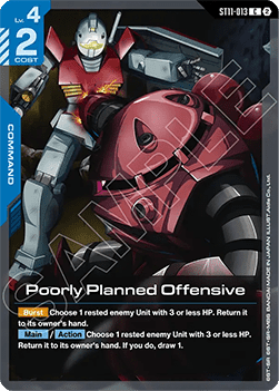 Poorly Planned Offensive (ST11-013) Immagine principale del prodotto