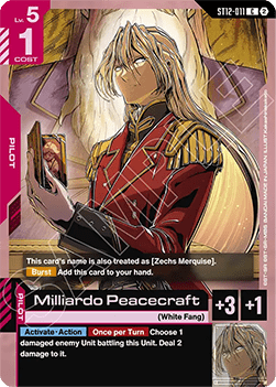 Milliardo Peacecraft (ST12-011)