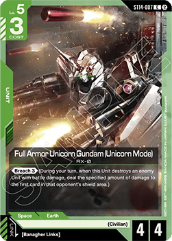 Full Armor Unicorn Gundam (Unicorn Mode) (ST14-007)