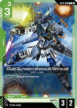 Duel Gundam (Assault Shroud) (ST14-009) Immagine principale del prodotto
