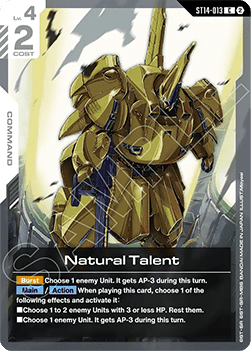 Natural Talent (ST14-013)