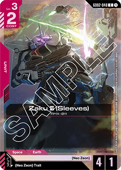 Zaku III (Sleeves) (GD02-048) (V.1 - Common)